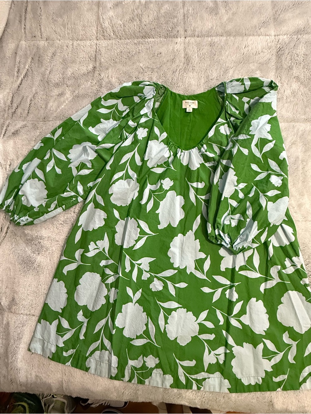 Kate Spade x Target Dress Rose Poplin Long Sleeve XL - Picture 3 of 5